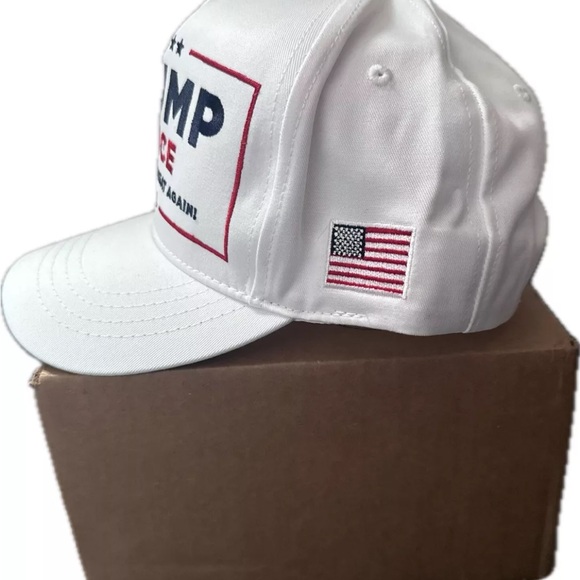 Donald Trump - JD Vance Cali-Fame Hat 2024 WHITE 45-47 MAGA Cap Authentic - Picture 4 of 5